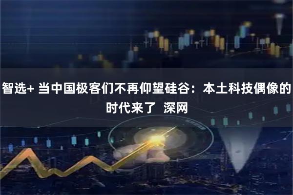 智选+ 当中国极客们不再仰望硅谷：本土科技偶像的时代来了  深网
